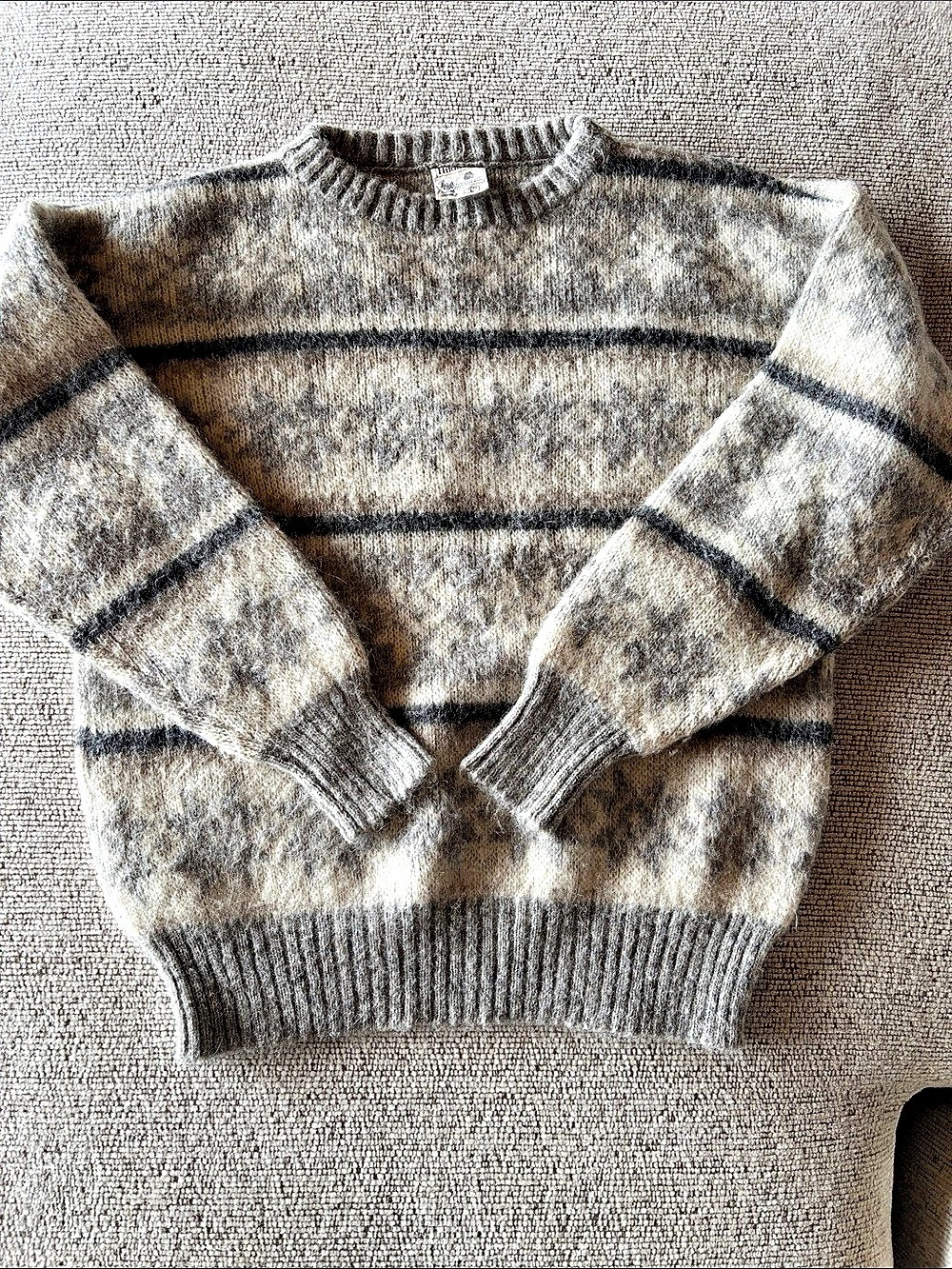 Vintage Hilda Ltd Icelandic Nordic Sweater, 100% Pure Wool Large